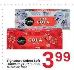 Albertsons Signature Select Soft Drinks - 12 - pk., 12 oz. cans, select varieties offer