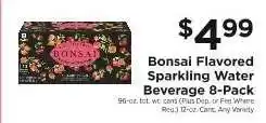ShopRite Bonsai Flavored Sparkling Water Beverage 8-Pack offer