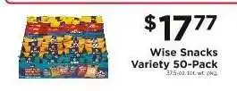 ShopRite Wise Snacks Variety 50-Pack offer