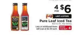 ShopRite Pure Leaf Iced Tea offer