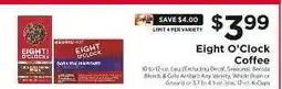 ShopRite Eight O'Clock Coffee offer