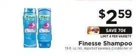 ShopRite Finesse Shampoo offer