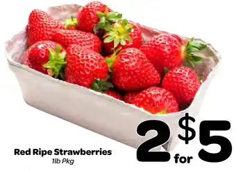 Valu Market Red Ripe Strawberries offer