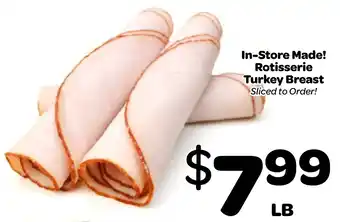 Valu Market In-Store Made! Rotisserie Turkey Breast offer