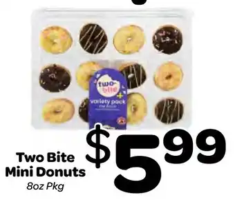 Valu Market Two Bite Mini Donuts offer