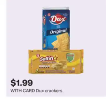 CVS Dux crackers offer