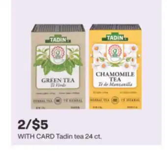 CVS Tadin tea 24 ct offer