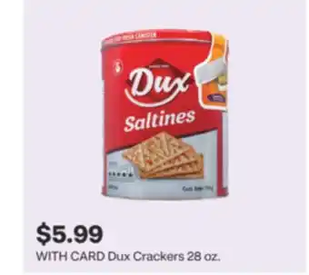 CVS Dux Crackers offer