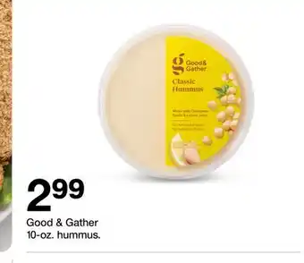 Target Good & Gather 10-oz. hummus offer