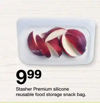 Target Stasher Premium silicone reusable food storage snack bag offer