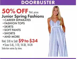 Junior Spring Fashions