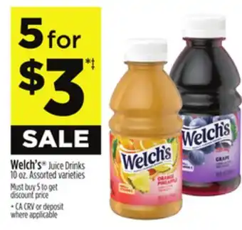 Dollar General Welch's Juice Drinks offer