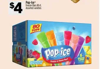 Dollar General Pop-Ice Freezer Bars offer