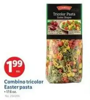 Lidl Combino tricolor Easter pasta offer