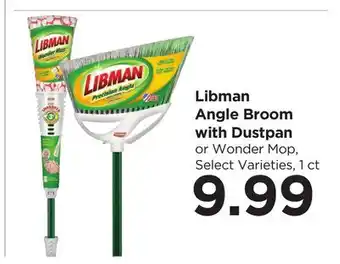 Food 4 Less Libman Angle Broom with Dustpan offer