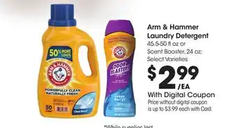 Ralphs Arm & Hammer Laundry Detergent offer