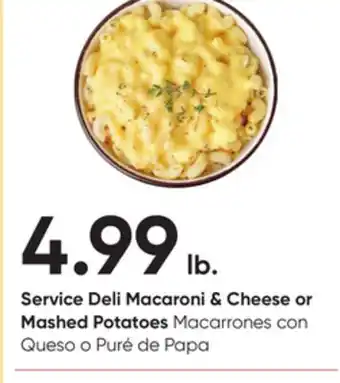 Stater Bros Macaroni & Cheese or Mashed Potatoes offer