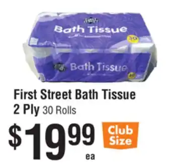 Smart & Final First Street Bath Tissue offer
