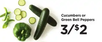 Food 4 Less Cucumbers or Green Bell Peppers offer