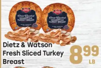 Tony’s Fresh Market Dietz & Watson Fresh Sliced Turkey Breast offer