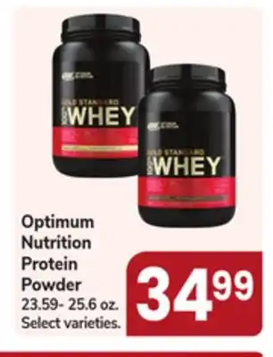 Jewel-Osco Optimum Nutrition Protein Powder offer