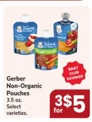 Jewel-Osco Gerber Non-Organic Pouches offer