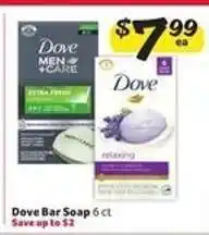 Winn Dixie Dove Bar Soap offer