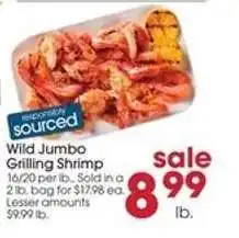 Giant Eagle Wild Jumbo Grilling Shrimp offer