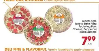Giant Eagle Giant Eagle Take & Bake Pizza offer