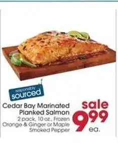 Giant Eagle Cedar Bay Marinated Planked Salmon offer