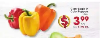 Giant Eagle Giant Eagle Tri Color Peppers offer
