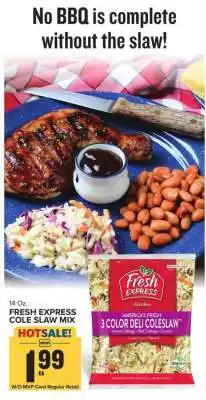 Food Lion Fresh Express Cole Slaw Mix offer