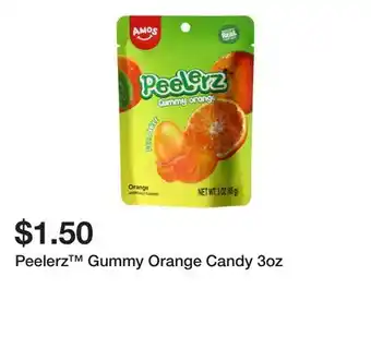 Five Below Peelerz Gummy Orange Candy 3oz offer