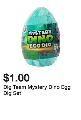 Five Below Dig Team Mystery Dino Egg Dig Set offer
