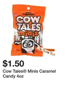 Five Below Cow Tales Minis Caramel Candy 4oz offer