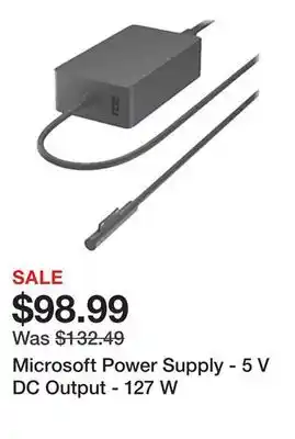 Office Depot Microsoft Power Supply - 5 V DC Output - 127 W offer