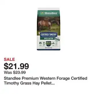 Tractor Supply Company Standlee Premium Western Forage Certified Timothy Grass Hay Pellet Horse Feed, 40 lb offer