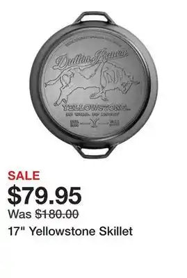 Belk 17 Yellowstone Skillet offer