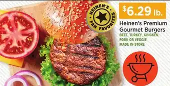 Heinen's Heinen's Premium Gourmet Burgers offer