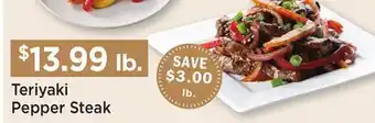 Heinen's Teriyaki Pepper Steak offer