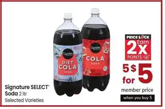 Albertsons Signature SELECT Soda - 2 ltr Selected Varieties offer