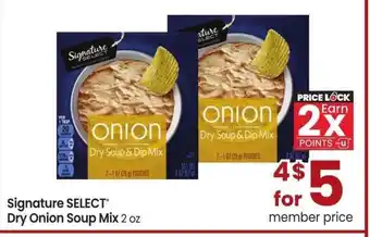 Albertsons Signature SELECT Dry Onion Soup Mix - 2 oz offer