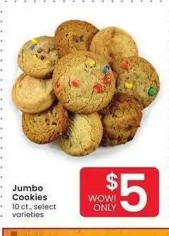 Albertsons Jumbo Cookies - 10 ct., select varieties offer
