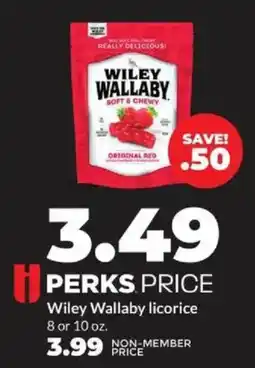 Hy-Vee Wiley Wallaby licorice offer