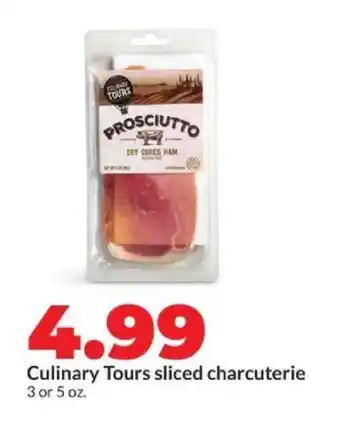 Hy-Vee Culinary Tours sliced charcuterie offer