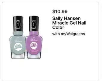 Walgreens Sally Hansen Miracle Gel Nail Color offer