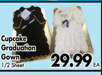 Superior Grocers Cupcake Graduation Gown offer