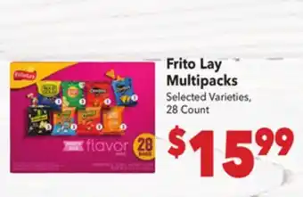 Vallarta Supermarkets Frito Lay Multipacks offer