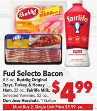 Vallarta Supermarkets Fud Selecto Bacon offer