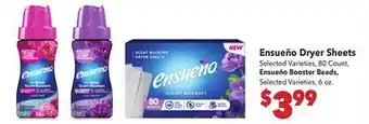 Vallarta Supermarkets Ensueño Dryer Sheets offer